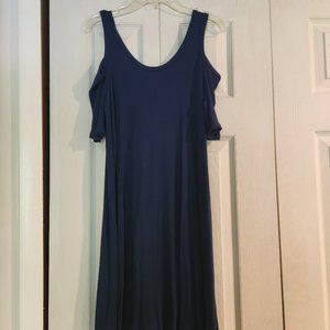 Cold shoulder baby doll dress